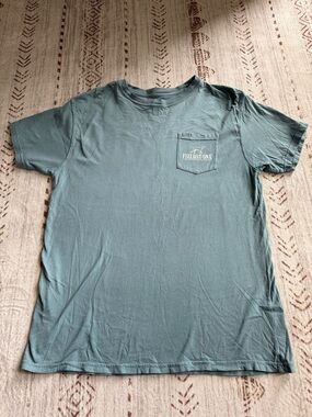 Fieldstone Men’s Short Sleeve Pocket Tee in Teal Green